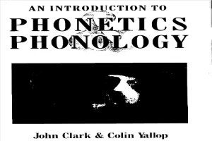 An Introduction to Phonetics and Phonology.